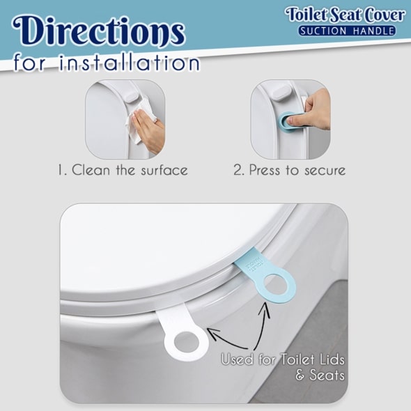 Toilet Seat Cover Suction Handle