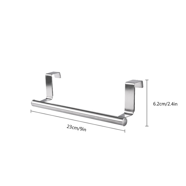 Shelf Door Towel Bar