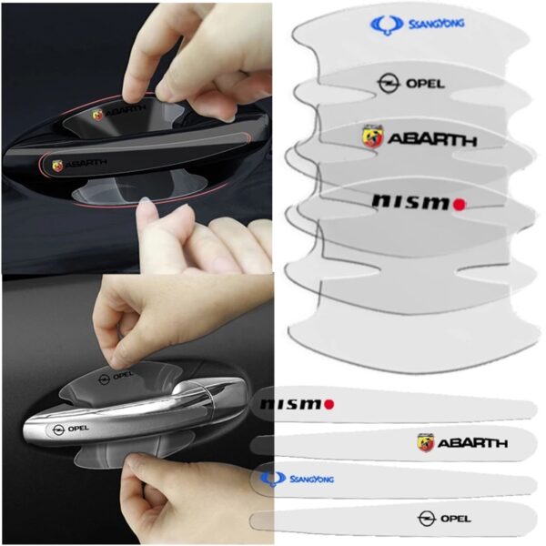 Transparent Protective Car Door Handle Sticker