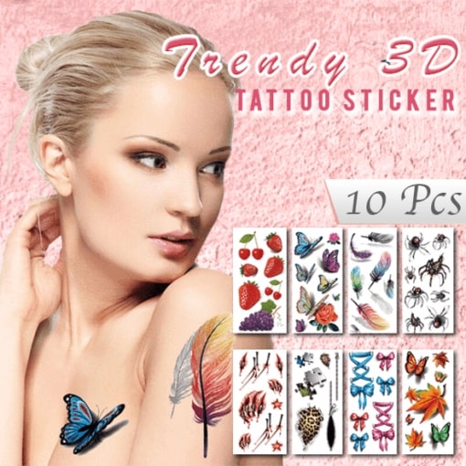 Trendy 3D Tattoo Stickers