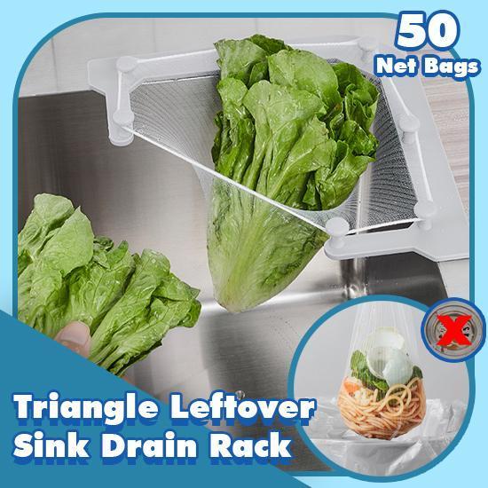 Triangle Leftover Sink Drain Rack