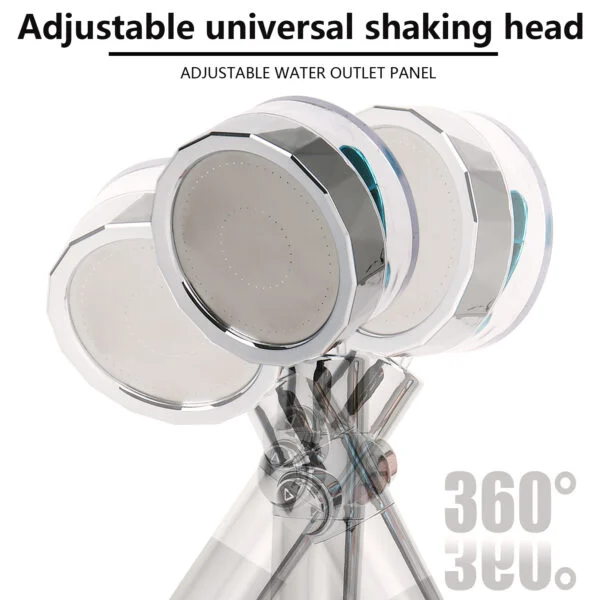 360° Rotating High Pressure Showerhead