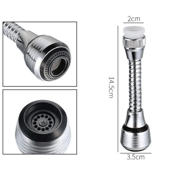 360° Rotating High Pressure Showerhead