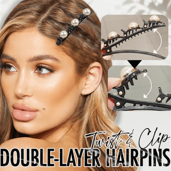 Twist n Clip Double-Layer Hairpins