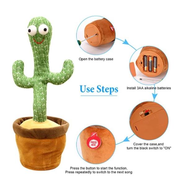 Twisted Dancing Cactus Toy