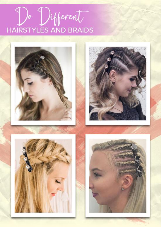 Two Layers Unique Beautiful Braid Clips Hairpin