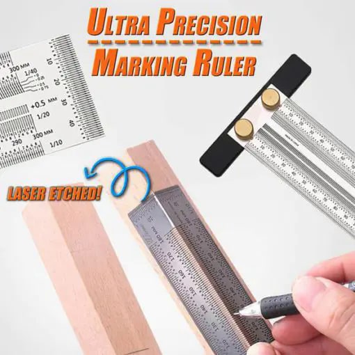 Two Shapes Precision Woodworking Ruler