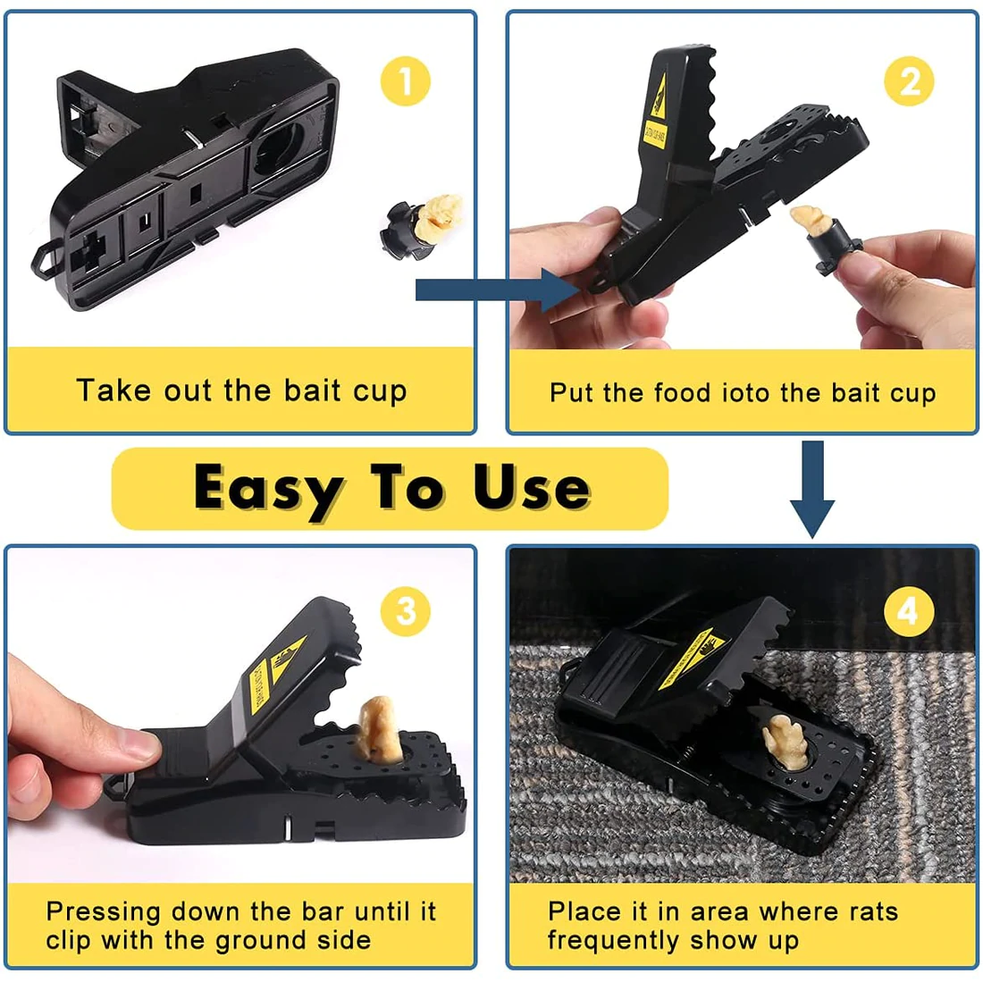 Highly Sensitive Reusable Mouse Traps