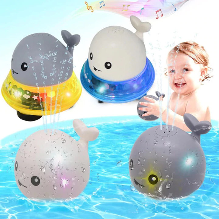 UFO Whale  2 in 1 Bath Toy