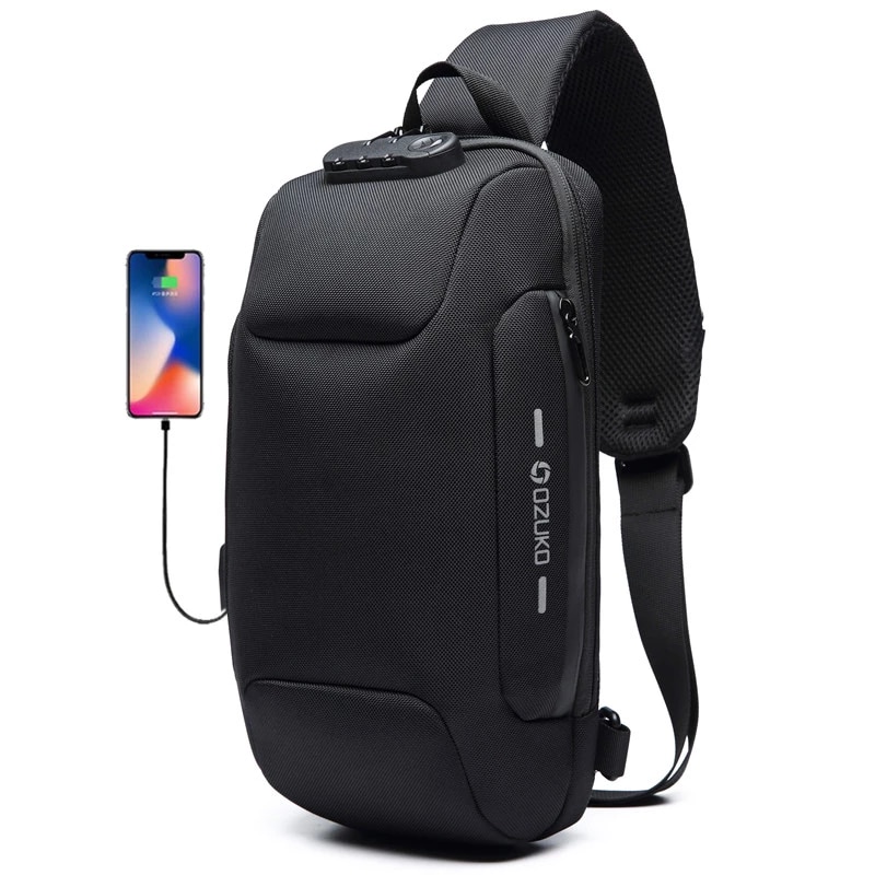 USB Anti Theft Sling Backpack