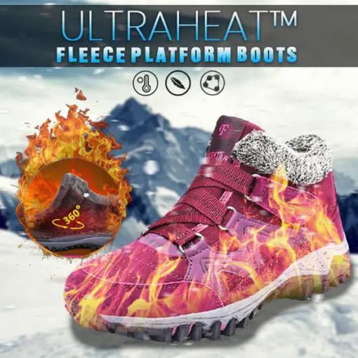 Ultra Heat Fleece Platform Boots