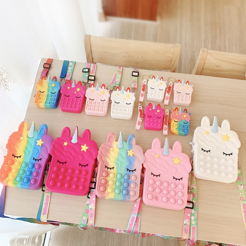 Unicorn Pop It Bag