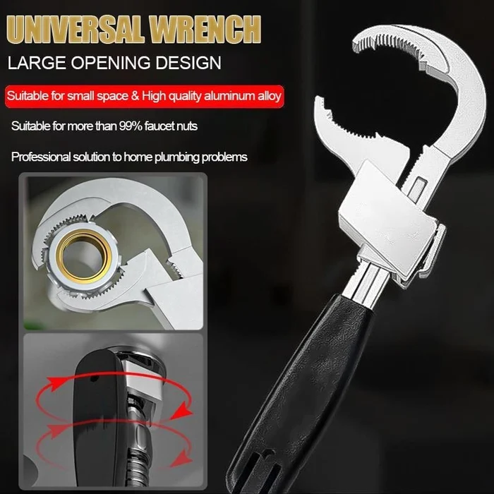 Universal Adjustable Double-Ended Wrench