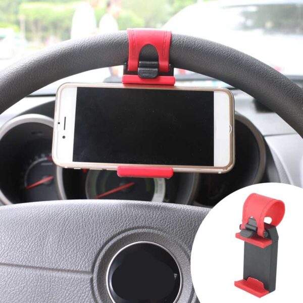 Skid Proof Steering Wheel Phone Mount