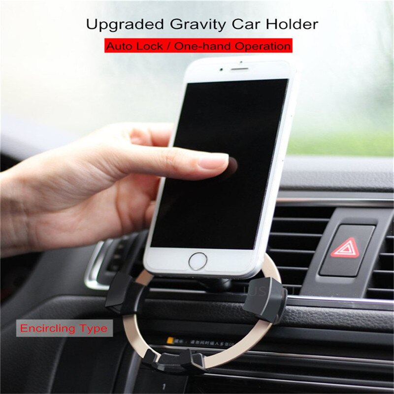 Circular Gravity Car Phone Mount