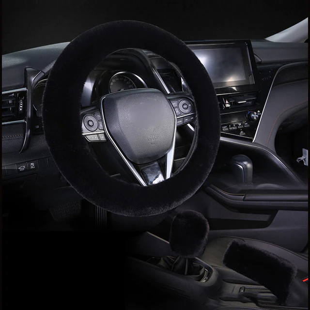 Universal Plush Car Steering Wheel Cover