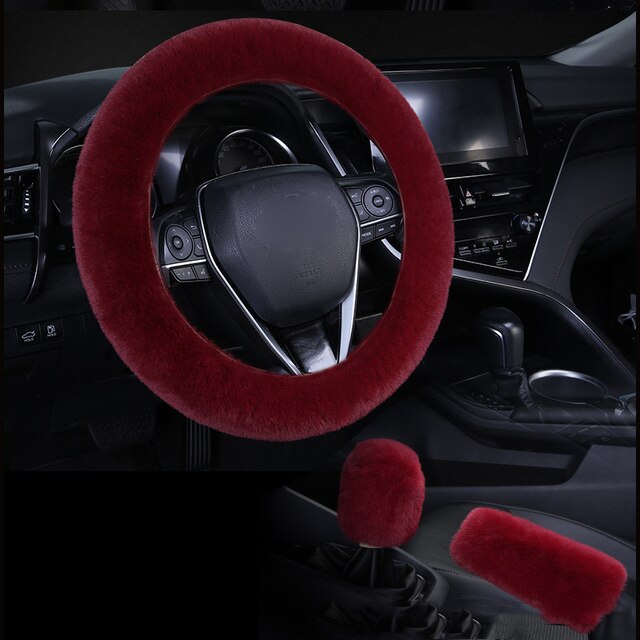 Universal Plush Car Steering Wheel Cover