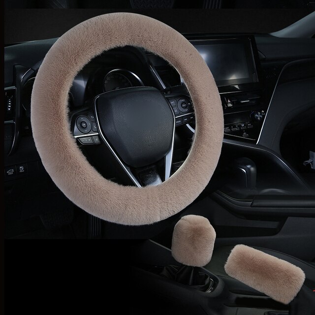 Universal Plush Car Steering Wheel Cover