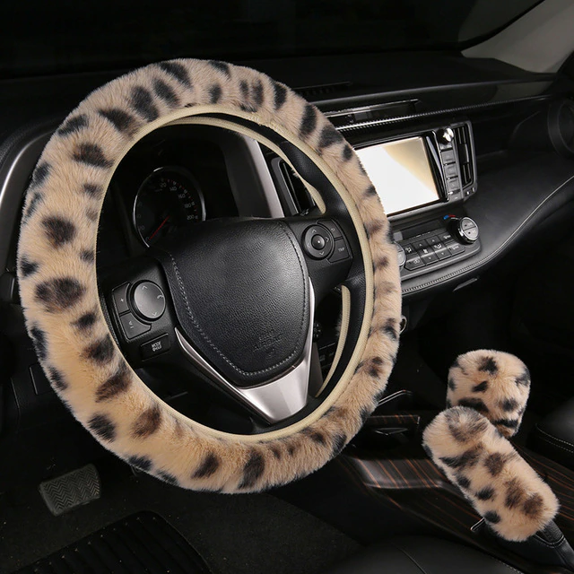 Universal Plush Car Steering Wheel Cover