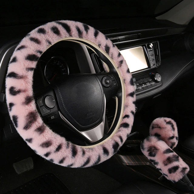 Universal Plush Car Steering Wheel Cover