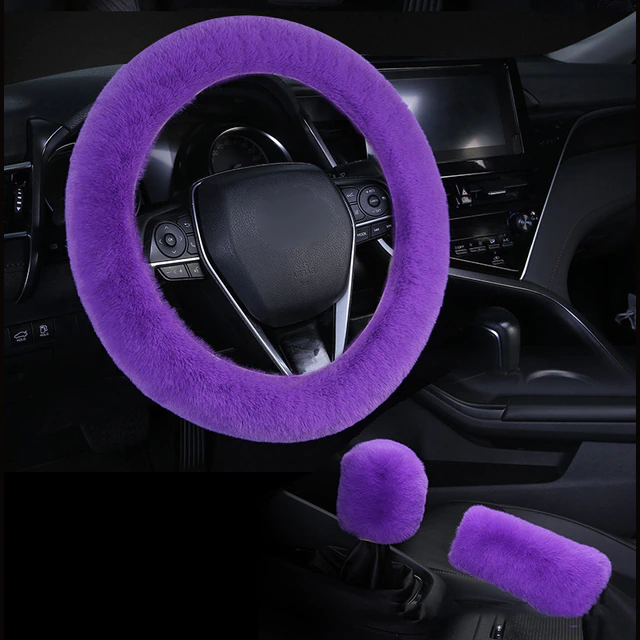 Universal Plush Car Steering Wheel Cover