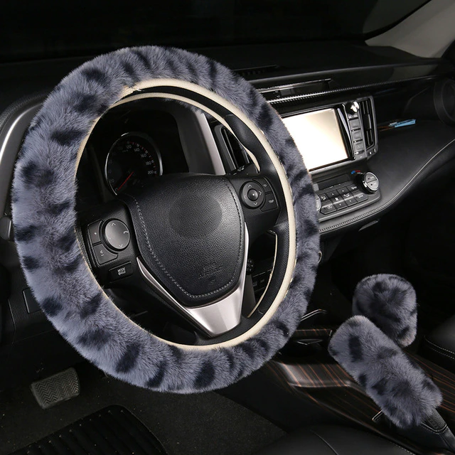 Universal Plush Car Steering Wheel Cover