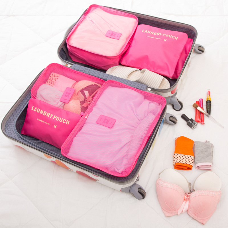 6 Pcs/Set Luggage Organizer