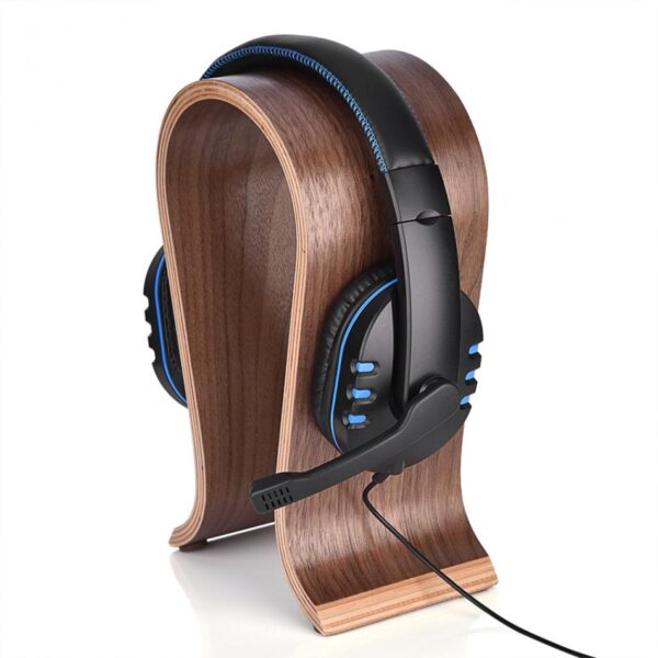 Wooden Headphone Stand