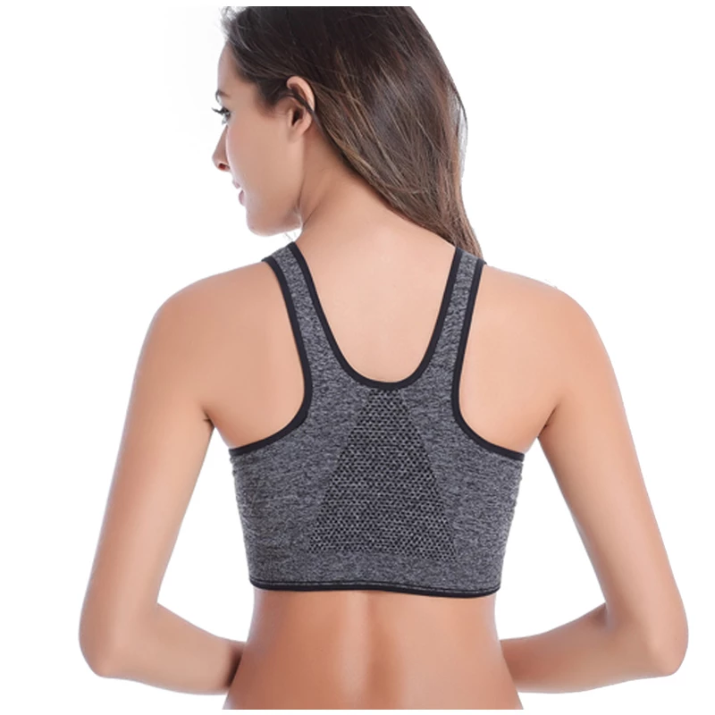 Front Zip Sports Bra