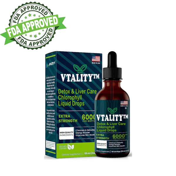 VTALITY Detox & Liver Care Chlorophyll Liquid Drops