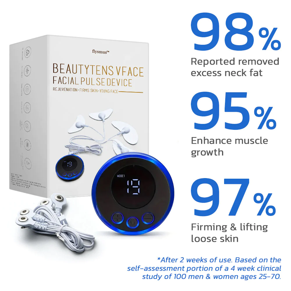 flysmus BeautyTENS VFace Facial Pules Device