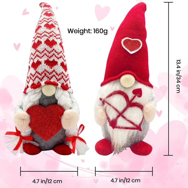 Valentine's Day Gnomes Plush Decorations