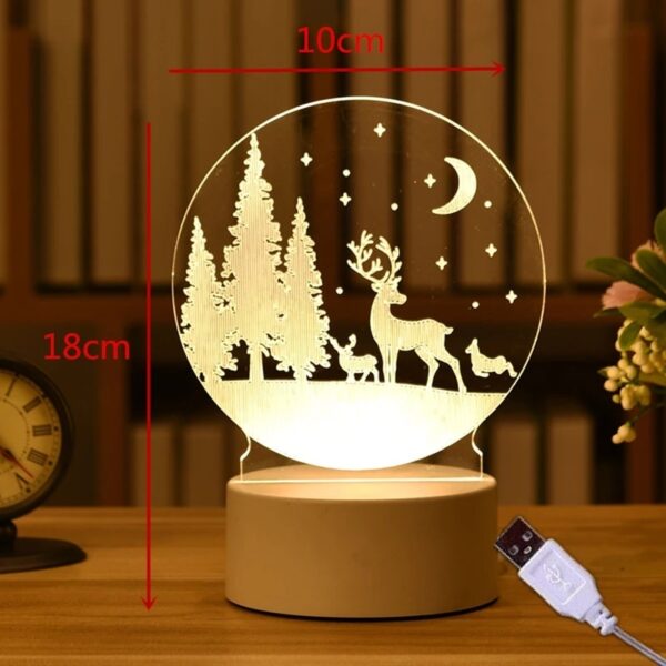 Valentine's Night Light Led 3D Lamp