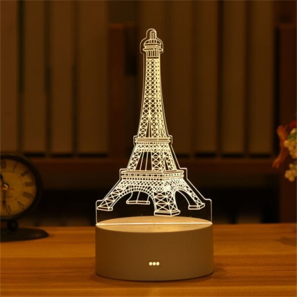 Valentine's Night Light Led 3D Lamp