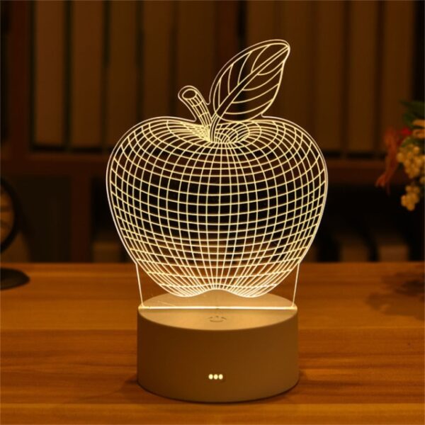 Valentine's Night Light Led 3D Lamp