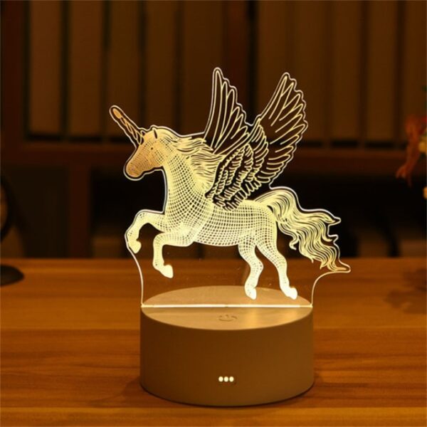 Valentine's Night Light Led 3D Lamp