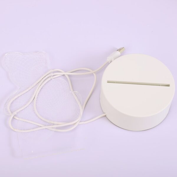 Valentine's Night Light Led 3D Lamp