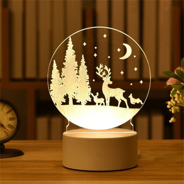 Valentine's Night Light Led 3D Lamp