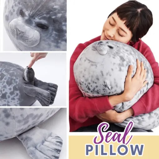 Velvety Mad Seal Cushion