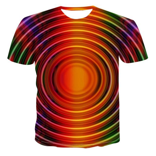 Vertigo Hypnotic Men's Summer 3d Polo Shirt