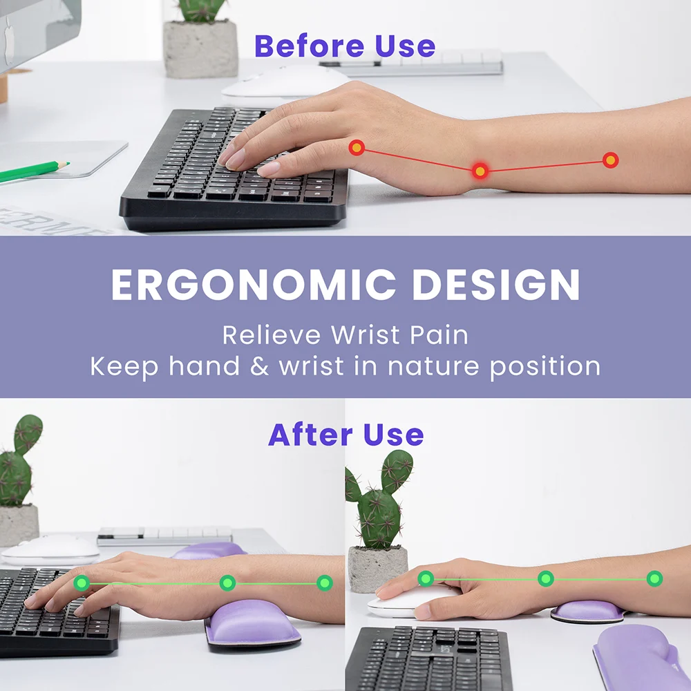 Keyboard Mouse Wrist Hand Rest Pad