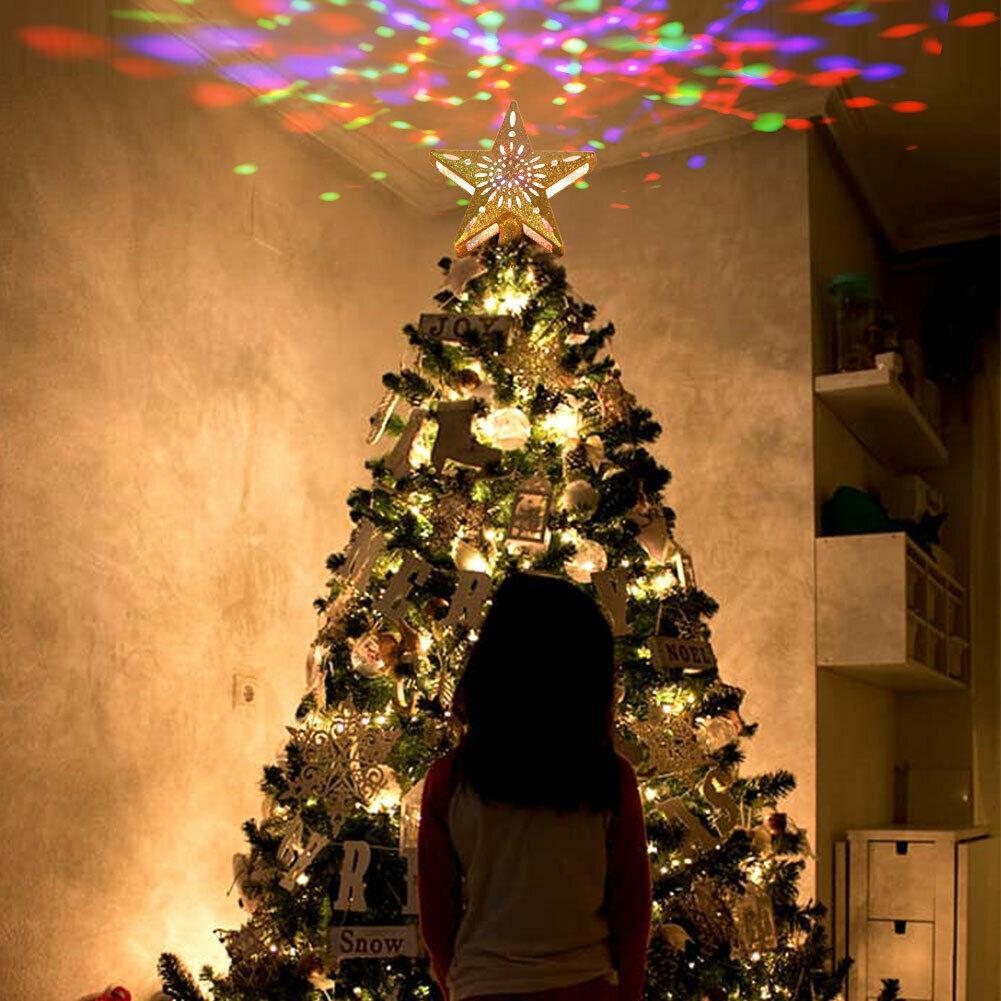 Vivid LED Christmas Tree Topper Projector