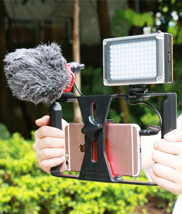 Vlogger Box with LED light and Microphone