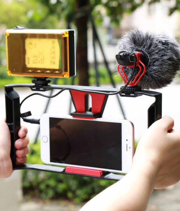 Vlogger Box with LED light and Microphone