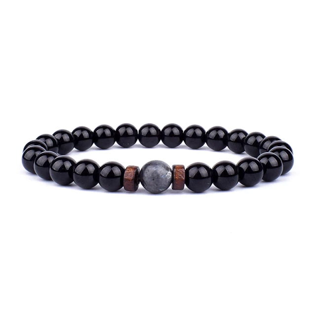 Volcanic Stone Bracelet for Buddhist Gift