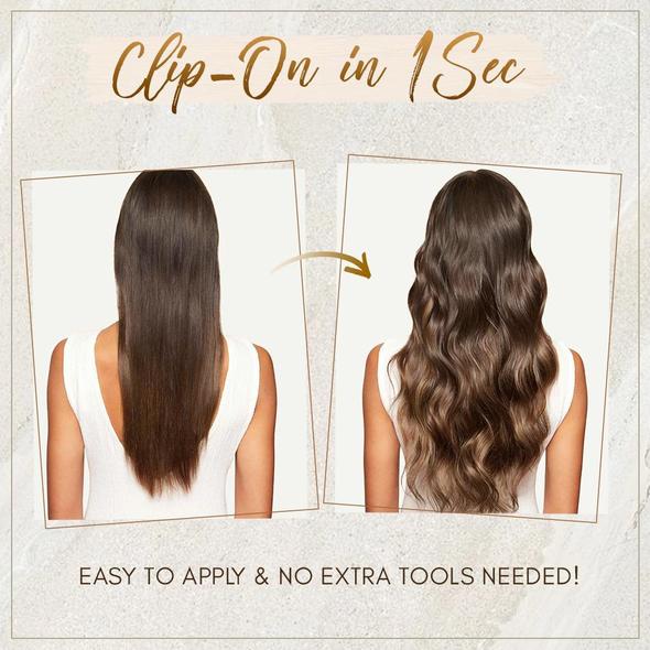 Voluminous Clip-In Wavy Hair Extension