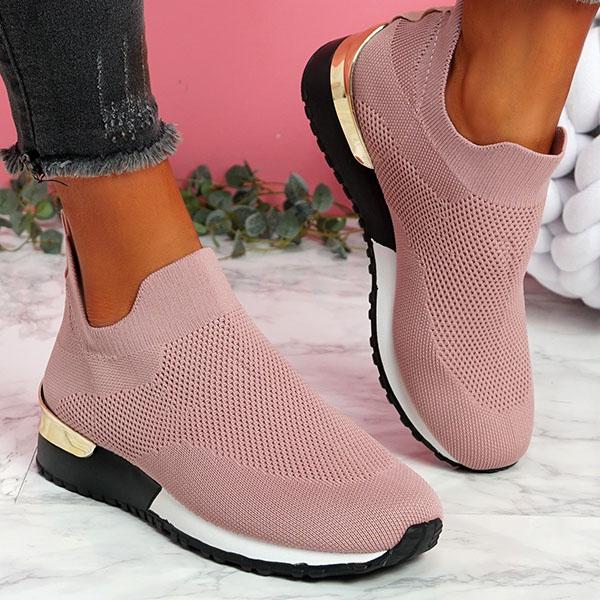 Elastic Slip Walking Shoes