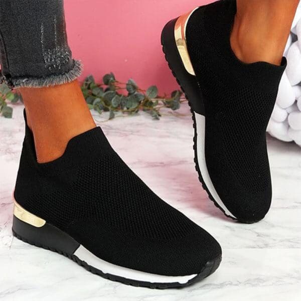 Elastic Slip Walking Shoes