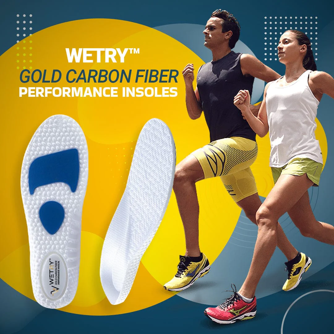 WETRY Gold Carbon Fiber Performance Insoles