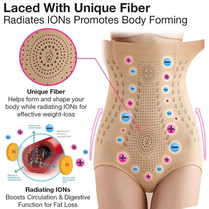 IONSTech Tourmaline Butt Lift Unique Fiber Abdominal Repair Shaper